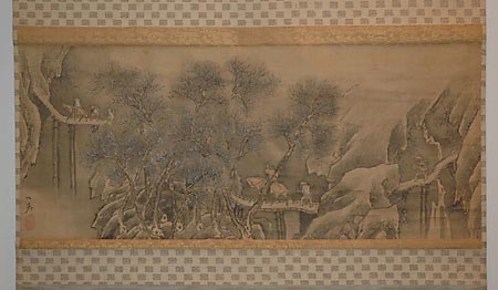 紀楳亭 蜀桟道図